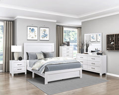 Corbin White Queen Bed - Ornate Home