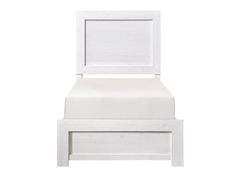 Corbin White Twin Bed - Ornate Home