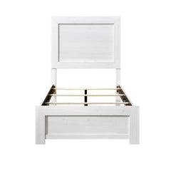 Corbin White Twin Bed - Ornate Home