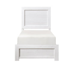 Corbin White Twin Bed - Ornate Home