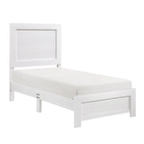 Corbin White Twin Bed - Ornate Home