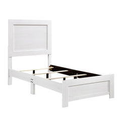 Corbin White Twin Bed - Ornate Home