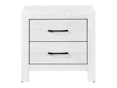 Corbin White White Nightstand - Ornate Home