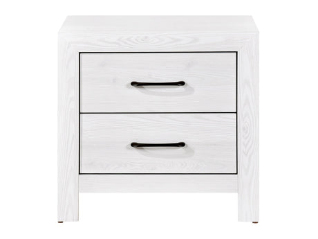 Corbin White White Nightstand - Ornate Home