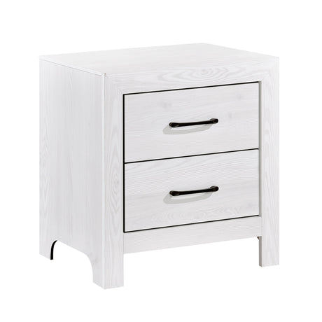 Corbin White White Nightstand - Ornate Home