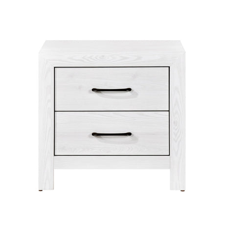 Corbin White White Nightstand - Ornate Home