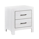 Corbin White White Nightstand - Ornate Home