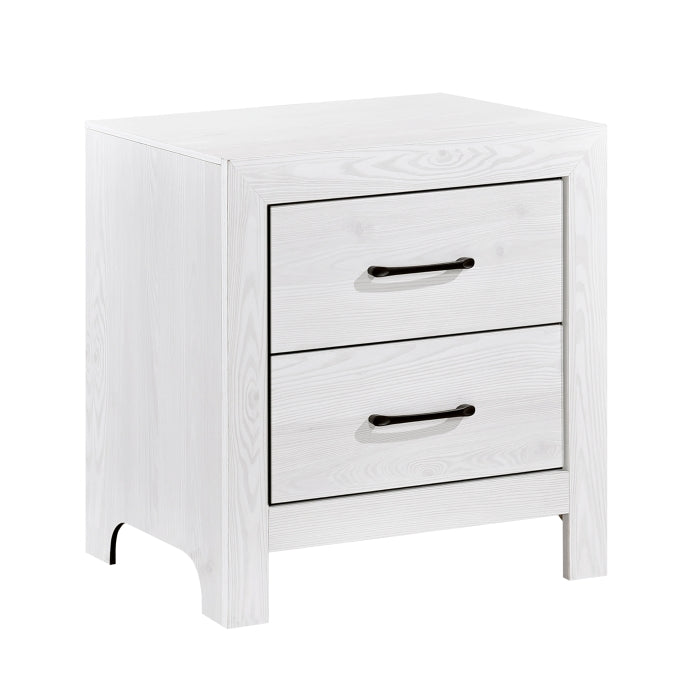 Corbin White White Nightstand - Ornate Home