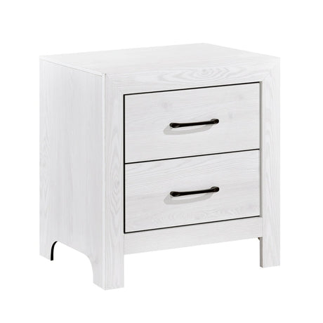 Corbin White White Nightstand - Ornate Home
