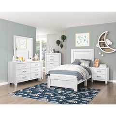 Corbin White White Nightstand - Ornate Home