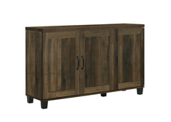 Corby Dark Dusty Oak 45"W Shoe Cabinet - Ornate Home