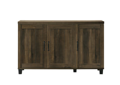 Corby Dark Dusty Oak 45"W Shoe Cabinet - Ornate Home