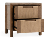 Corda Brown/Natural Nightstand - Ornate Home