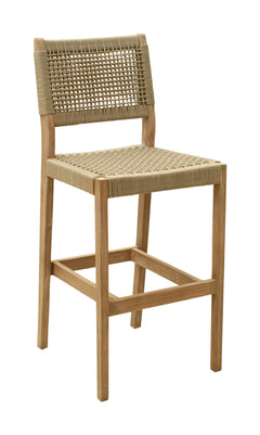 Corde Beige Barstool - Ornate Home