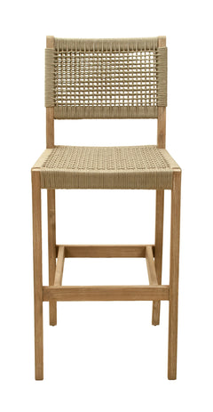 Corde Beige Barstool - Ornate Home