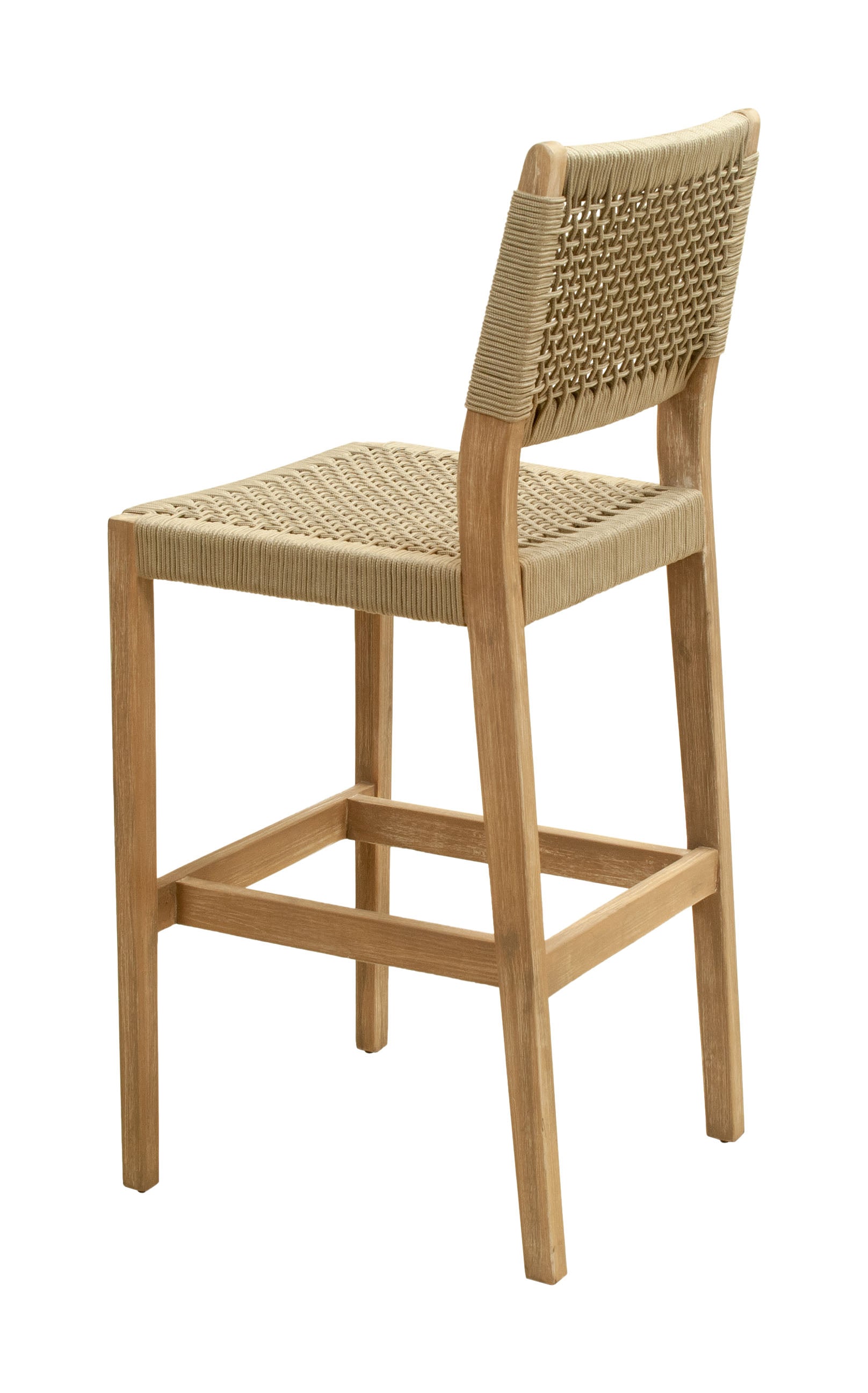 Corde Beige Barstool - Ornate Home