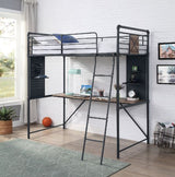 Cordelia Twin Loft Bed W/Desk - Ornate Home