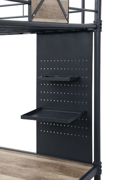 Cordelia Twin Loft Bed W/Desk - Ornate Home