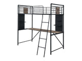 Cordelia Twin Loft Bed W/Desk - Ornate Home