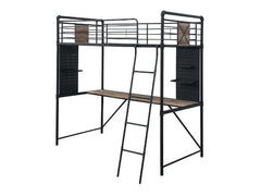 Cordelia Twin Loft Bed W/Desk - Ornate Home