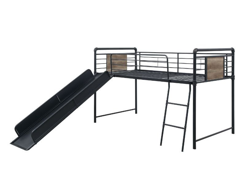 Cordelia Twin Loft Bed W/Slide - Ornate Home