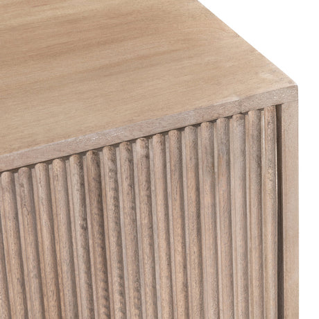 Cordell Brown/Black Four-Door Cabinet - Ornate Home