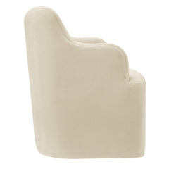 Cordelle Linen Blend Swivel Dining Chair - Ornate Home