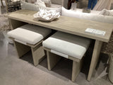 Cordillera Thatch Outdoor Console Table - Ornate Home