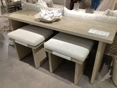 Cordillera Thatch Outdoor Console Table - Ornate Home