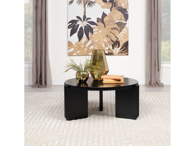 Cordova Black Coffee Table - Ornate Home