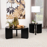 Cordova Black End Table - Ornate Home