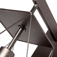 Cordova Gray Metal Hanging Bulb Caged Wall Sconce - Ornate Home