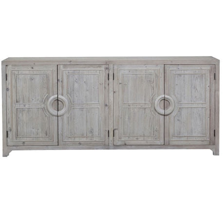 Cordova Light Gray 4 Door Sideboard - Ornate Home
