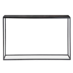 Coreene Black Industrial Console Table - Ornate Home