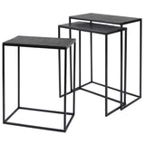 Coreene Bronze Iron Nesting Tables (Set of 3) - Ornate Home