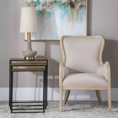 Coreene Gold Nesting Tables (Set of 3) - Ornate Home