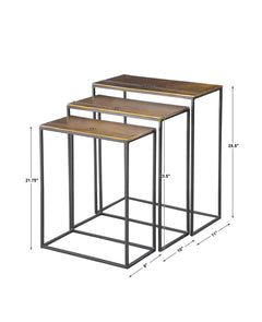 Coreene Gold Nesting Tables (Set of 3) - Ornate Home