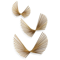 Coreograph Antique Gold Wall Decor (Set of 3) - Ornate Home