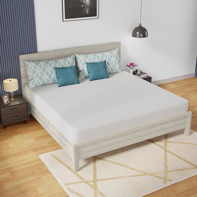 Coreopsis White 10" E.King Memory Foam Wave Comfort Mattress - Ornate Home