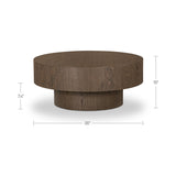 Corey Dark Brown Coffee Table - Ornate Home