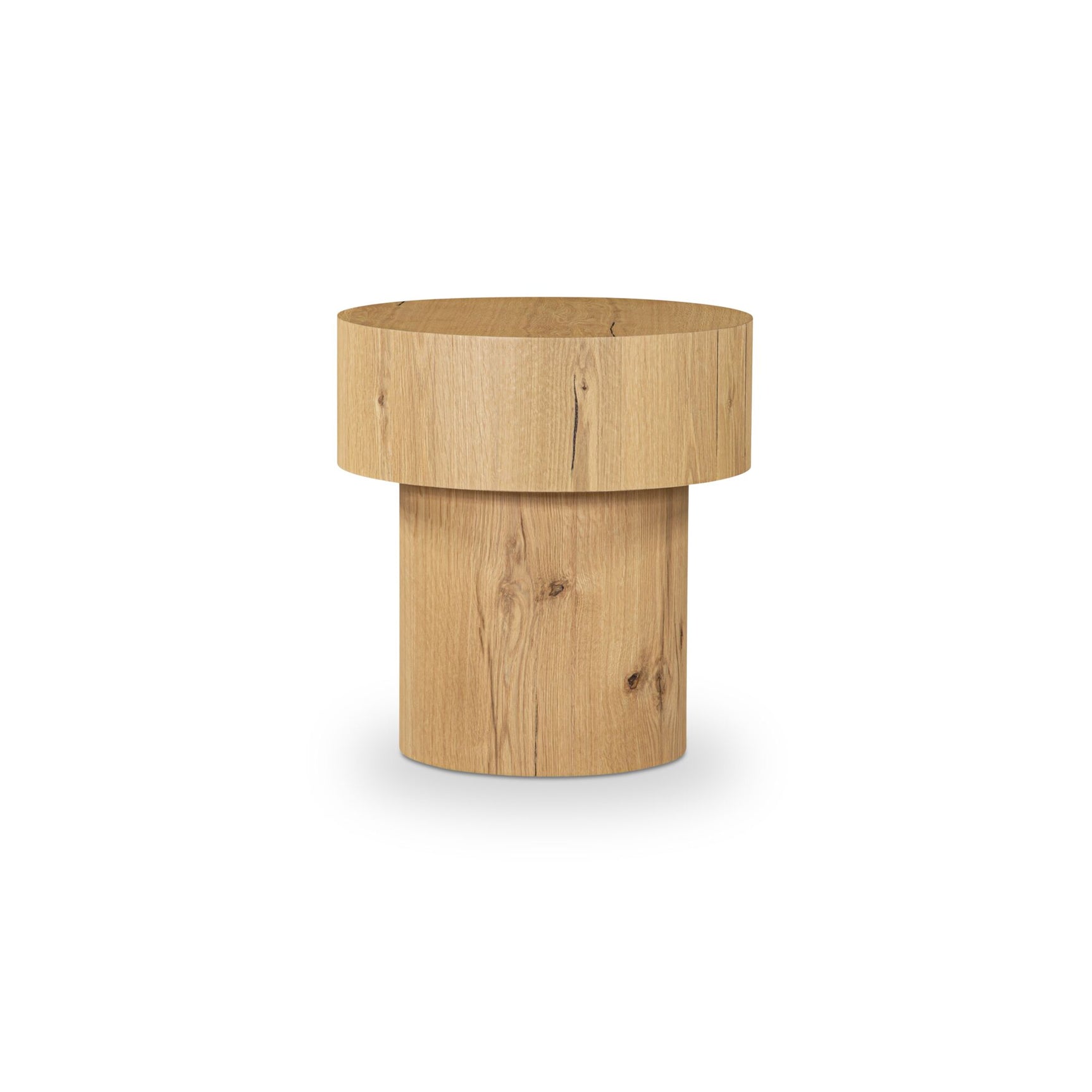 Corey Rustic Oak Side Table - Ornate Home