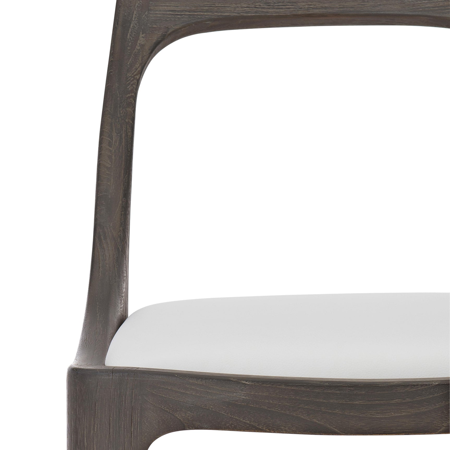 Corfu Smoked Truffle/White/Cream Outdoor Side Chair - Ornate Home