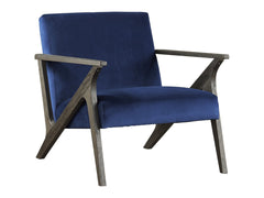 Coriana Navy Accent Chair - Ornate Home