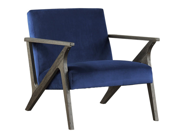 Coriana Navy Accent Chair - Ornate Home