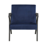 Coriana Navy Accent Chair - Ornate Home