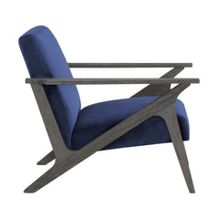 Coriana Navy Accent Chair - Ornate Home