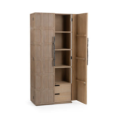 Corin Pacific Sand 2-Door Tall Cabinet