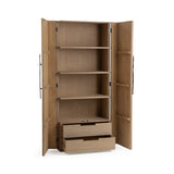 Corin Pacific Sand 2-Door Tall Cabinet