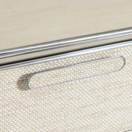 Corinne Ecru/Farine Nightstand - Ornate Home