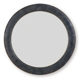 Corinsworth Charcoal/Brass Finish Accent Mirror - Ornate Home